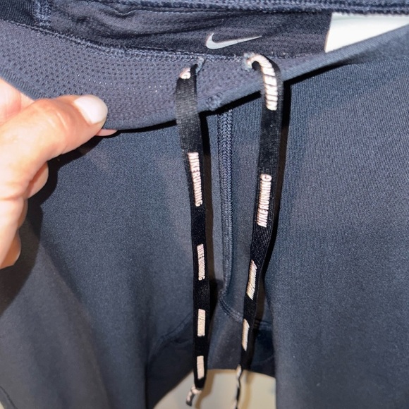 Nike Dri Fit Running Cropped Legging Navy/Blue Size Large - Picture 7 of 15
